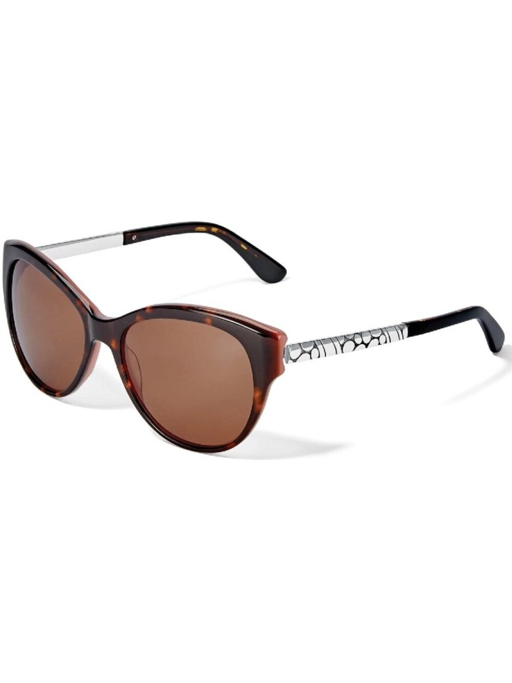 Brighton Pebble Rings Tortoise Mauve Sunglasses NWT $138 A13143 55-17
